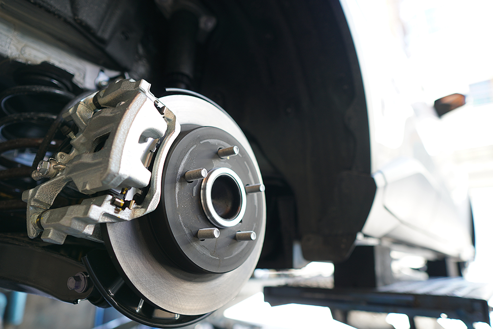 Close up of Brake Disc of a vehicle