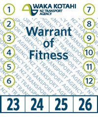 Example of a WoF label