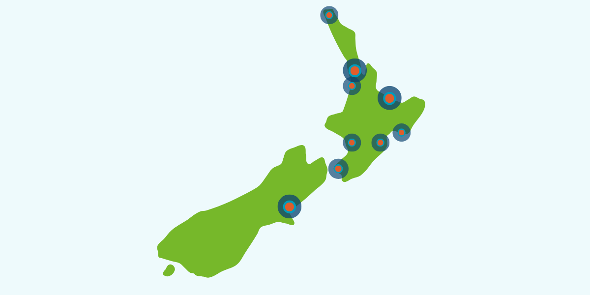 Map of New Zealand's car crime hotspots
